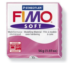 Fimo Soft rosu zmeura, nuanta 22