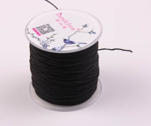 Snur negru SUBTIRE (fara guta) 0.5 mm, rola de 180 metri
