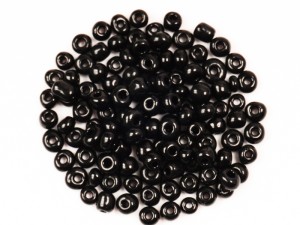 Margele de nisip negre 4 mm cca 500 buc