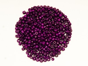 Margele nisip 2mm,  mov inchis II,  50 gr, cca 4000 buc
