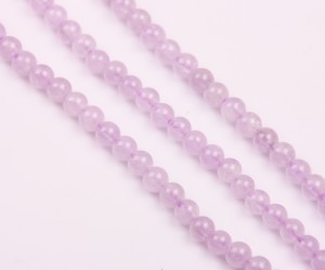Sfere din ametist lavanda 5 mm, cca 40 buc, gaura  0.8 mm