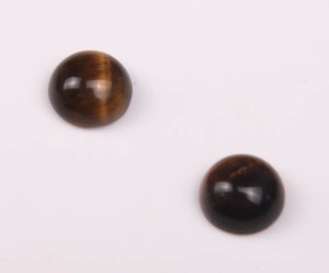 Cabochon din Ochi de tigru d:10 mm, 1 buc