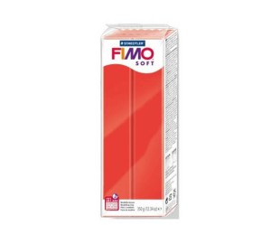 Fimo soft rosu, nuanta 24, 454 g