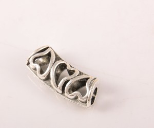 Margele Spacer antichizat, 2.5 cm, gaura 5 mm, 4 buc