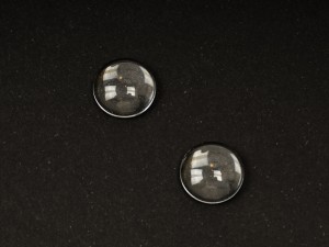 Cabochon transparent  din sticla, 12 mm , 10 buc