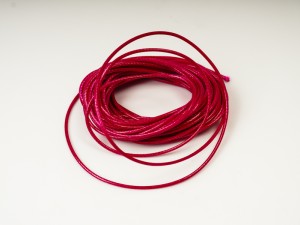 Snur lucios cerat fucsia inchis - 1 mm, 5 metri