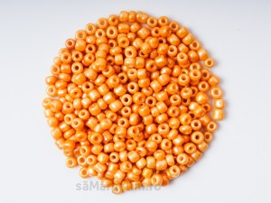 Margele de nisip 4 mm mustar, 50 grame