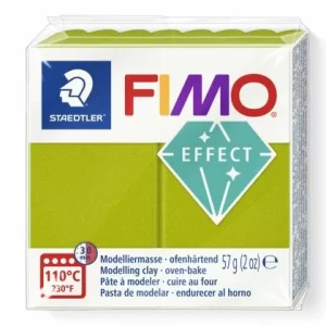 Fimo Effect verde metalizat, nuanta 51 