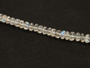 Pietre din Opal Natural, cca 4X2.5 mm, gaura 0.7 mm, 10 buc 