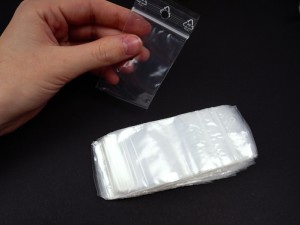 Pungi naylon ziplock 4X6 cm, transparente - 100 buc