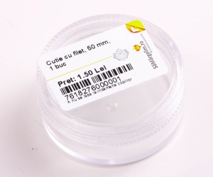 Cutie cu filet, 50 mm, 1 buc