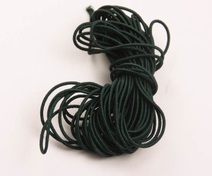 Elastic verde smarald - 1 mm, 5 metri