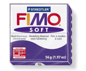 Fimo Soft albastru pruna, nuanta 63