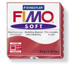 Fimo Soft rosu cireasa, nuanta 26