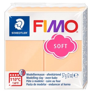 Fimo Soft peach, nuanta 405