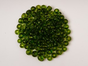 Margele de nisip verde transparent- 4 mm 500 buc