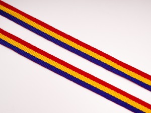 Panglica tricolor, latime 1 cm, 3 m