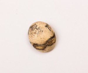 Cabochon din jasp maro, 20X15 mm, 1 buc