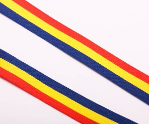 Panglica tricolor, latime 6 mm, 3 m