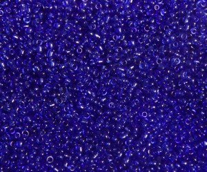 Margele de nisip transparente, bleumarin -2mm, 50 gr
