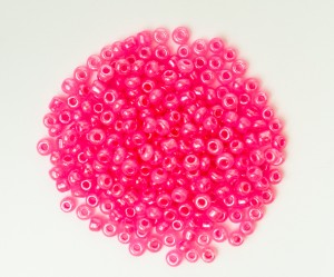 Margele nisip roz perlat, 2 mm, 50 grame
