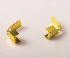 Conectori pentru organza5 mm, latime, 30 buc, aurii