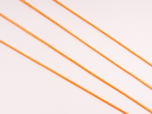 Snur lucios cerat portocaliu - 1 mm, 5 metri