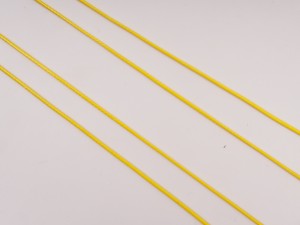 Snur lucios cerat galben - 1 mm, 5 metri