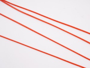 Snur lucios cerat portocaliu - 1 mm, 5 metri