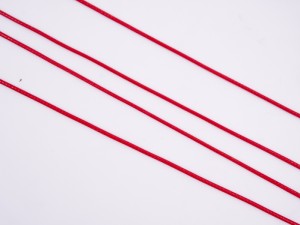 Snur lucios cerat rosu - 1 mm, 5 metri