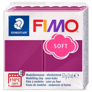 Fimo Soft  Bordo, 57 g, nuanta T23
