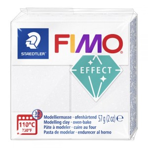Fimo Effect galaxy white, 57 g, nuanta 002