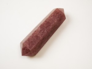 Cristal bagheta cu dublu varf, Cuart rugina, cca  8 cm, 1 buc