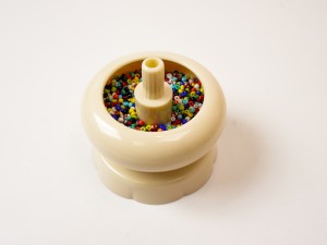 Bead spinner din plastic, fara ac, cca 7 cm, 1 buc 