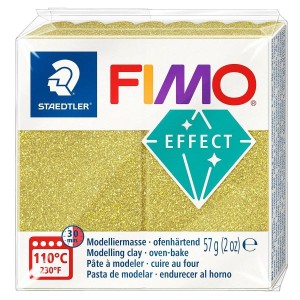 Fimo Effect metallic glitter gold, nuanta 112