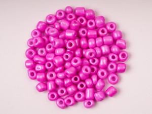 Margele de nisip  roz sidefat  4 mm - 50 gr cca 500buc