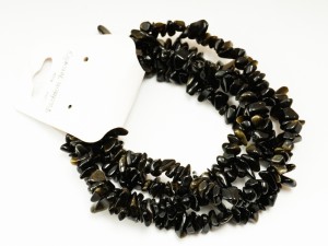 Sirag de cipsuri din Obsidian Auriu - 80 cm