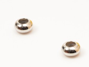 Inele de prindere cu silicon, pt bratari cu snur, 4X2 mm, interior 2 mm, 4 buc