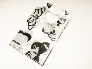 Set pungute din naylon fluturasi - negru  - 14x9cm,  50 buc