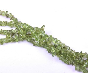 Sirag de cipsuri din peridot, 80 cm, cca 8 mm, gaura 0.8