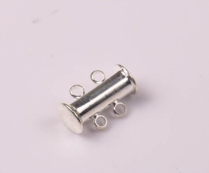 Inchizatoare magnetica multisir, 4 anouri, argintie -1buc, 15mm