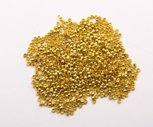 Crimpuri aurii, 2  mm, cca 600  buc